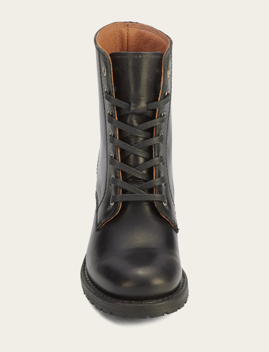 Women's Black Sabrina 6G Lace Up Boots | Frye Essential