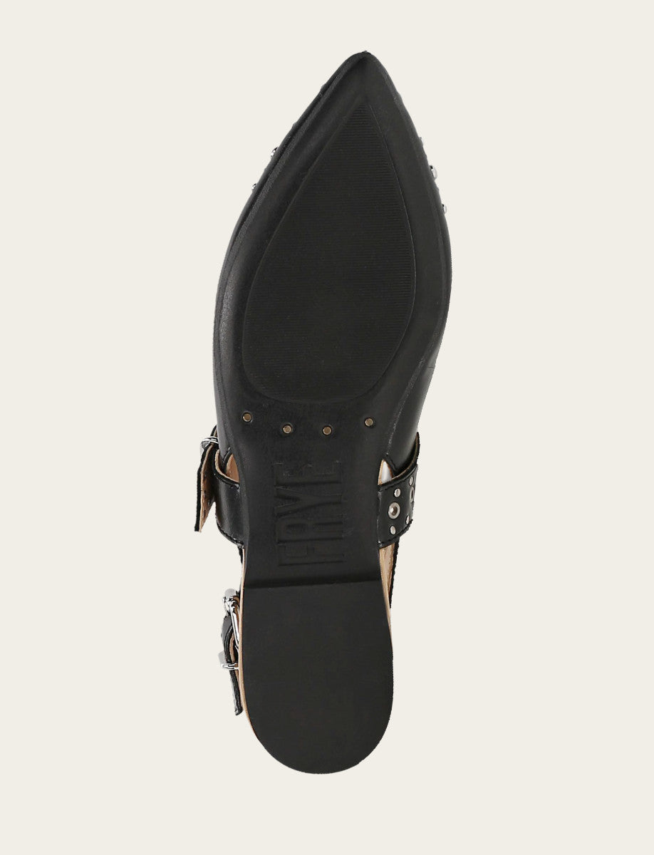 Women's Black Heather Slingback Studded Shoe | Frye Smart Buy