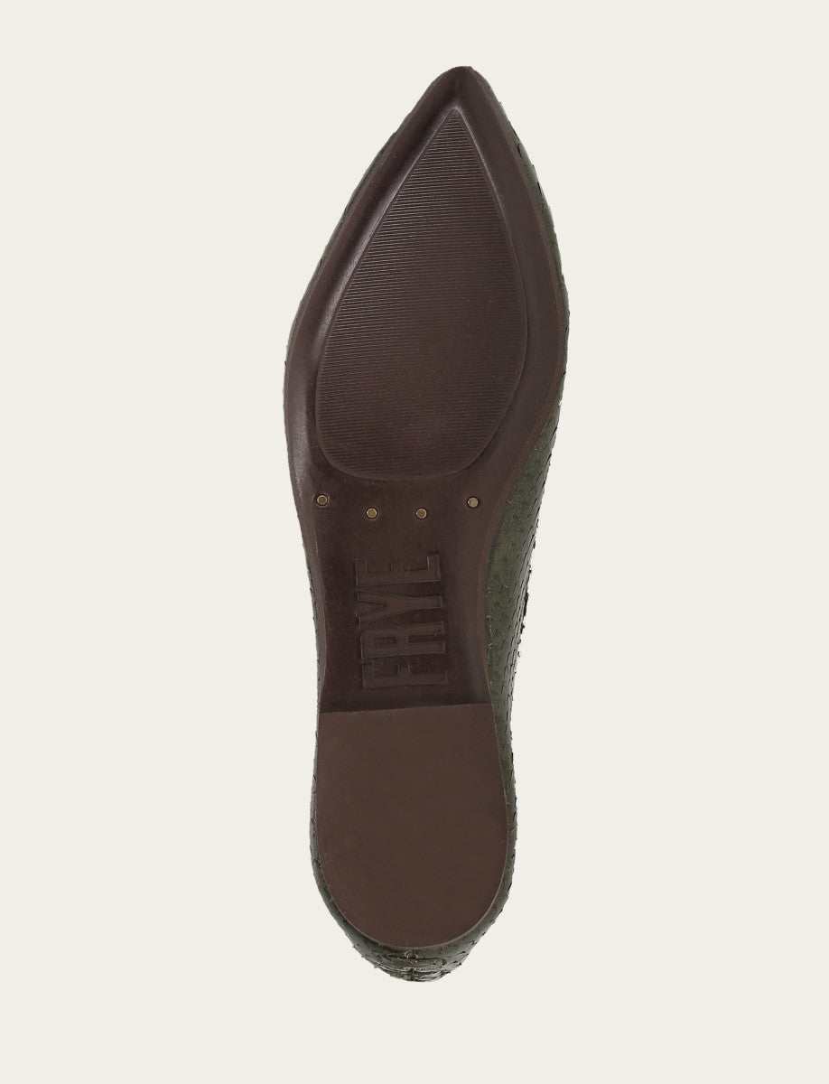 Women's Dark Olive Heather Ballet Shoe | Frye Best Seller