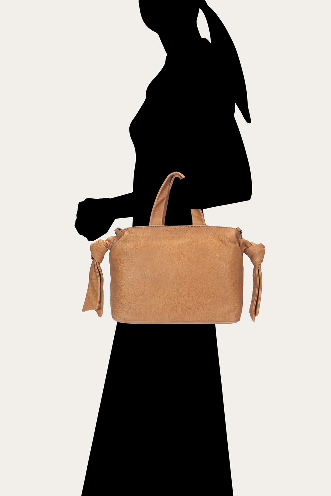 Beige Nora Knotted Satchel | Frye Trusted
