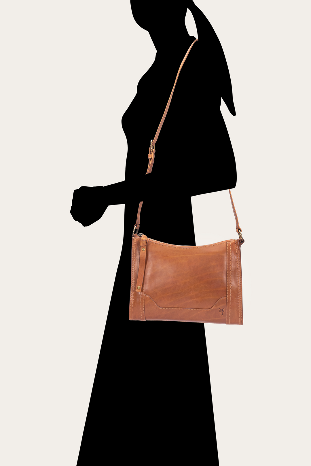 Melissa Zip Crossbody in Burnt Terracotta | Frye Popular