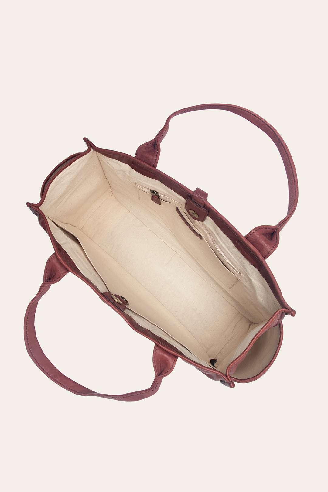 Campus Burgundy Tote | Frye Signature