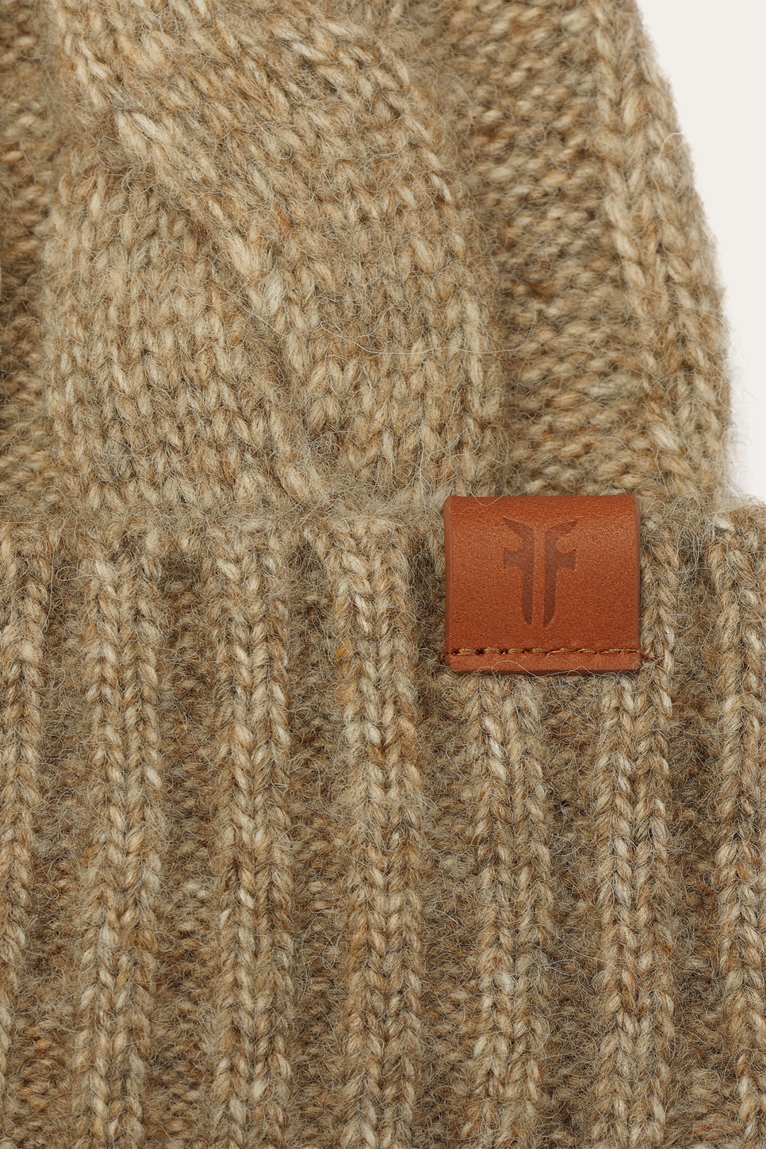 Burnt Olive Wide Cable Cuff Hat | Frye Exclusive