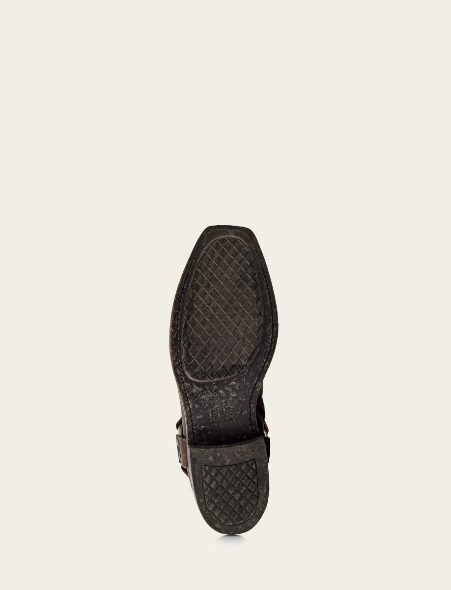 Men's Antiqued Black Conway Harness Moto Boots | Frye Featured