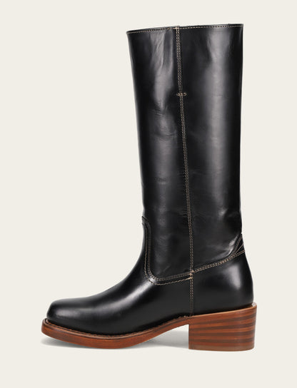Women's Campus 14L Jet Black Boots | Frye Exclusive