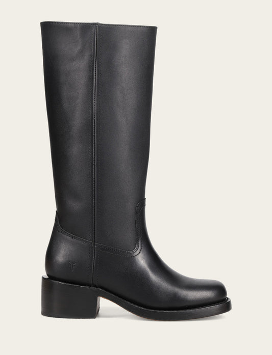 Women's Black Campus 14L Wide Calf Boots | Frye Signature