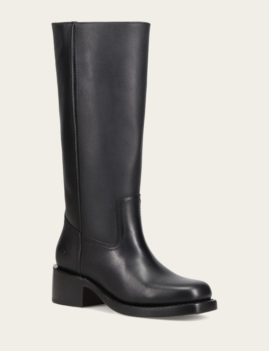 Women's Black Campus 14L Wide Calf Boots | Frye Signature