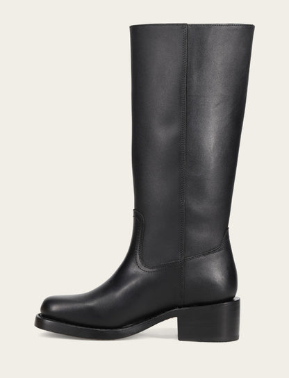 Women's Black Campus 14L Wide Calf Boots | Frye Signature