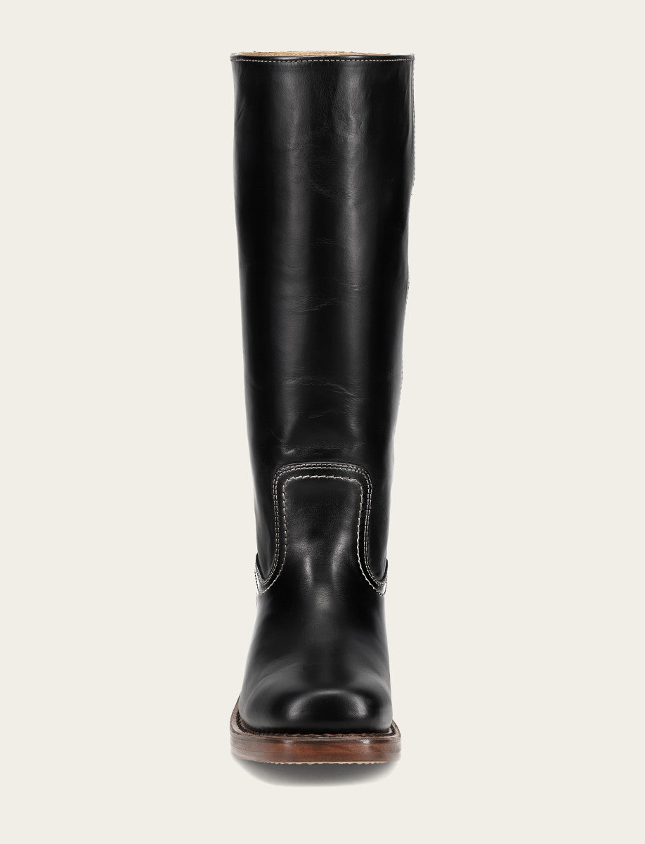 Women's Campus 14L Jet Black Wide Calf Boots | Frye Classic