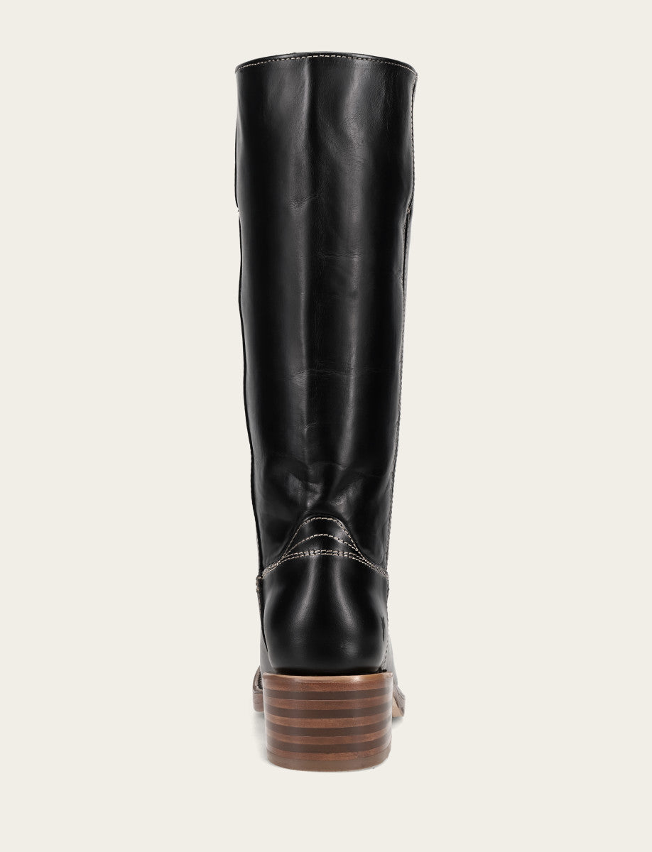 Women's Campus 14L Jet Black Wide Calf Boots | Frye Classic