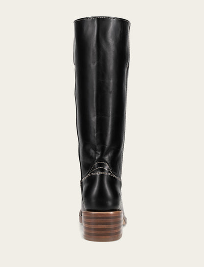 Women's Campus 14L Jet Black Wide Calf Boots | Frye Classic