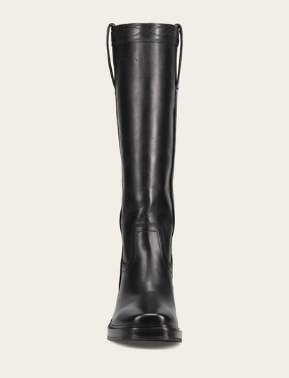 Women's Black Kate Pull On Wide Calf Tall Boots | Frye Premium