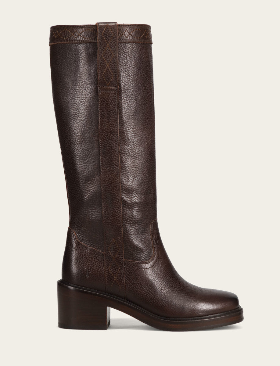Women's Dark Brown Kate Pull On Boots | Frye Deals