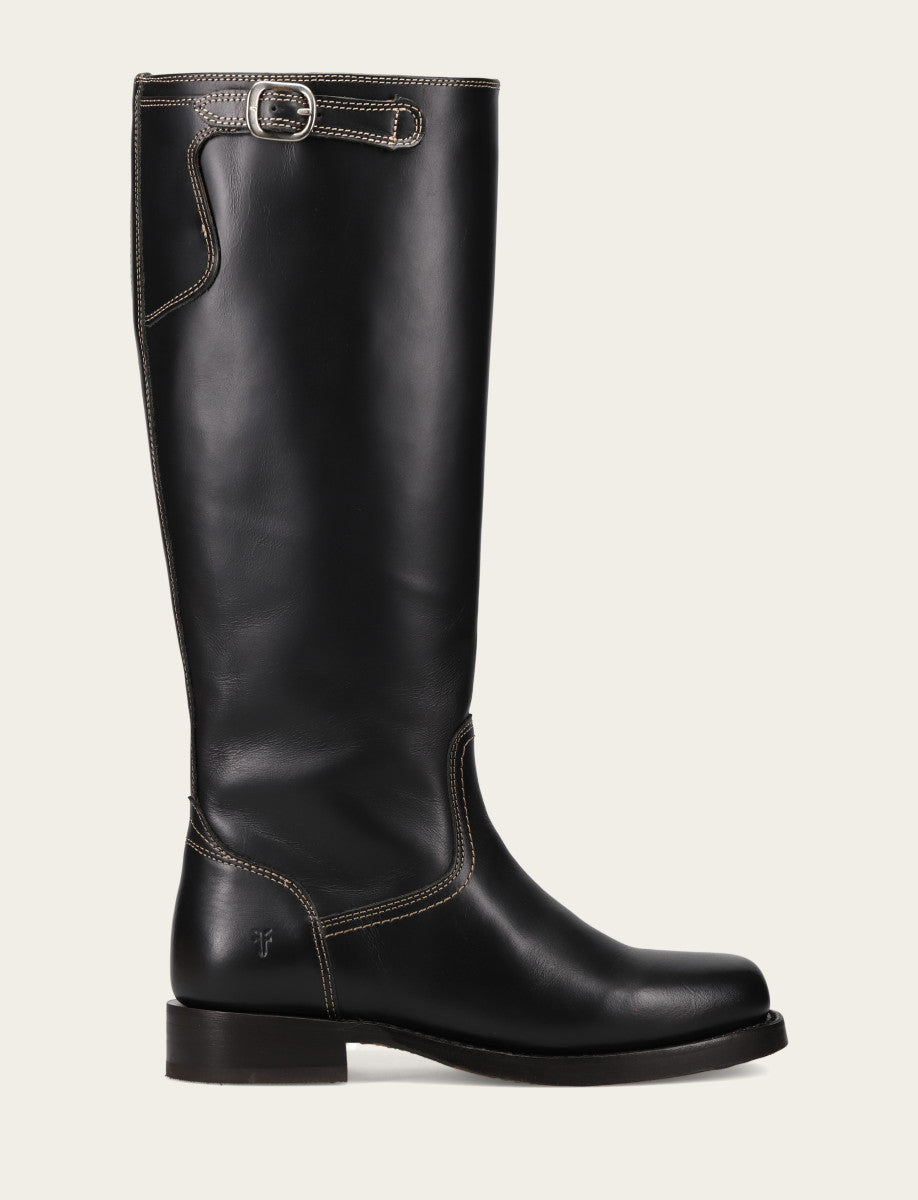Women's Black Campus Low Heel Tall Riding Boot | Frye Trusted