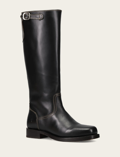 Women's Black Campus Low Heel Tall Riding Boot | Frye Trusted