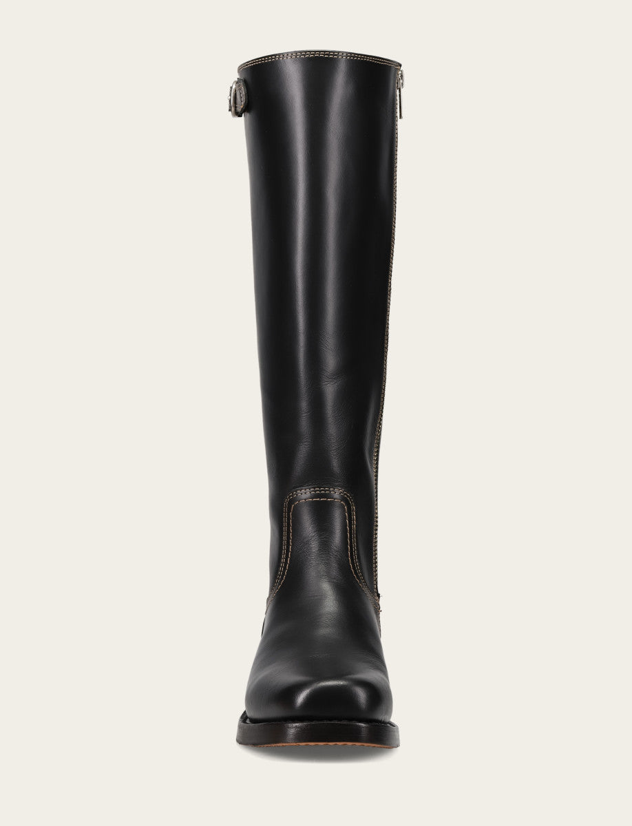 Women's Black Campus Low Heel Tall Riding Boot | Frye Trusted