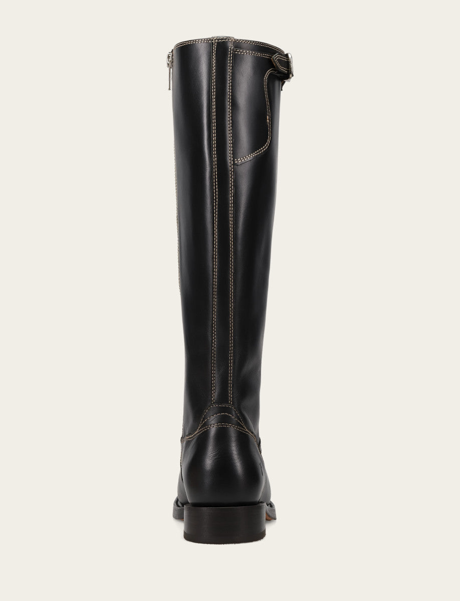 Women's Black Campus Low Heel Tall Riding Boot | Frye Trusted