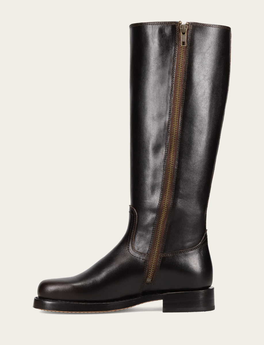 Women's Bourbon Campus Low Heel Tall Riding Boot | Frye Everyday