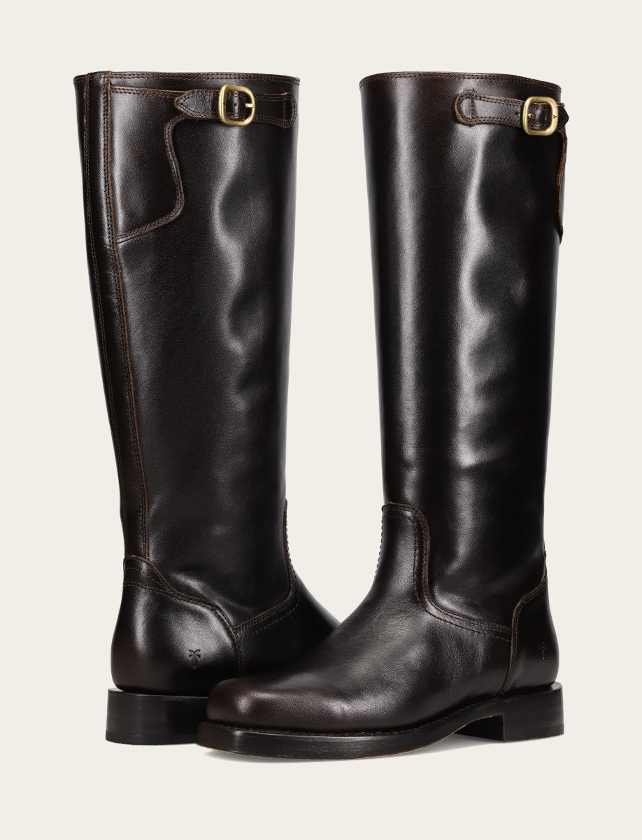 Women's Bourbon Campus Low Heel Tall Riding Boot | Frye Everyday