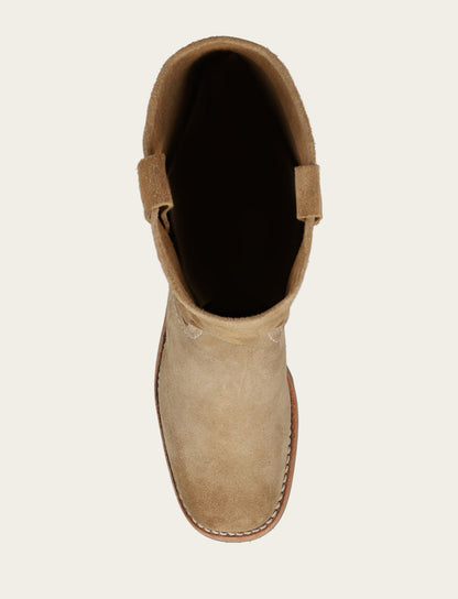 Women's Tan Buck Campus 12R Boots | Frye Popular