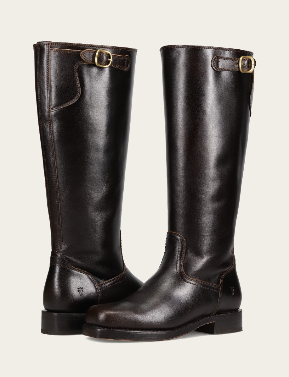 Women's Bourbon Campus Low Heel Tall Riding Wide Calf Boot | Frye Great Value