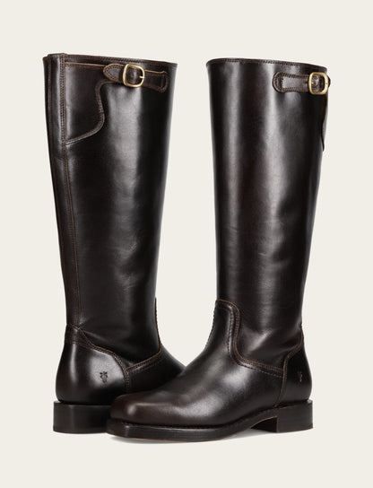 Women's Bourbon Campus Low Heel Tall Riding Wide Calf Boot | Frye Great Value
