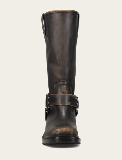 Women's Distressed Black Kate Harness Boot | Frye Best Price