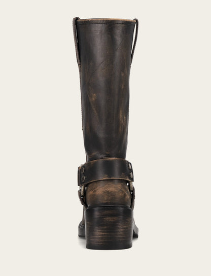Women's Distressed Black Kate Harness Boot | Frye Best Price
