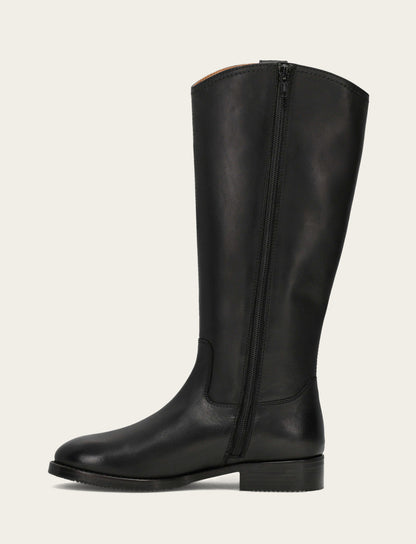 Women's Black Melissa Button Tall Inside Zip Wide Calf Boot | Frye Sale