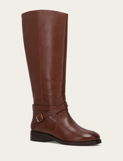 Women's Walnut Melissa Belted Riding Wide Calf Boot | Frye Popular