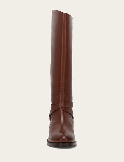 Women's Walnut Melissa Belted Riding Wide Calf Boot | Frye Popular