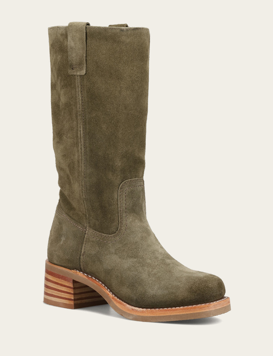 Women's Olive Campus 12R Boots | Frye Exclusive