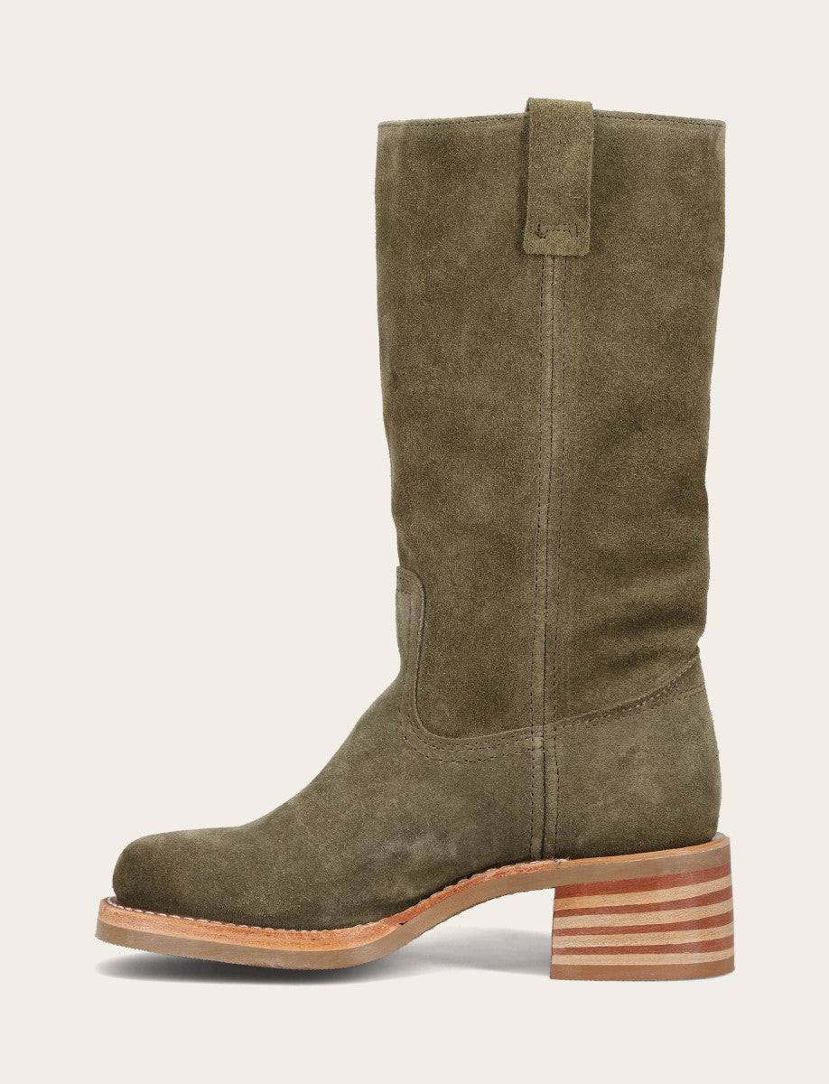 Women's Olive Campus 12R Boots | Frye Exclusive