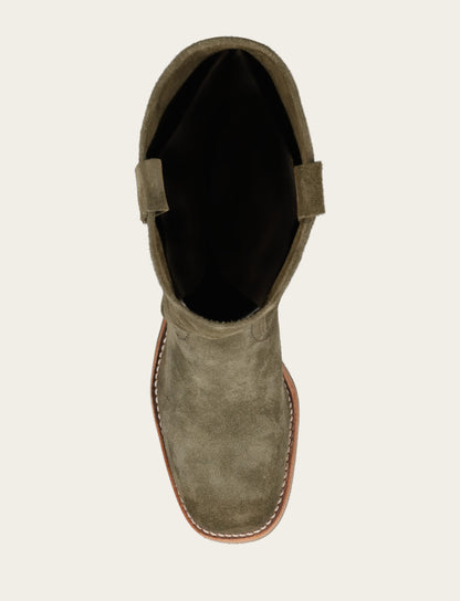 Women's Olive Campus 12R Boots | Frye Exclusive