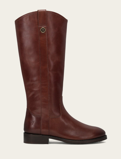 Women's Saddle Melissa Button Tall Inside Zip Wide Calf Boot | Frye Premium