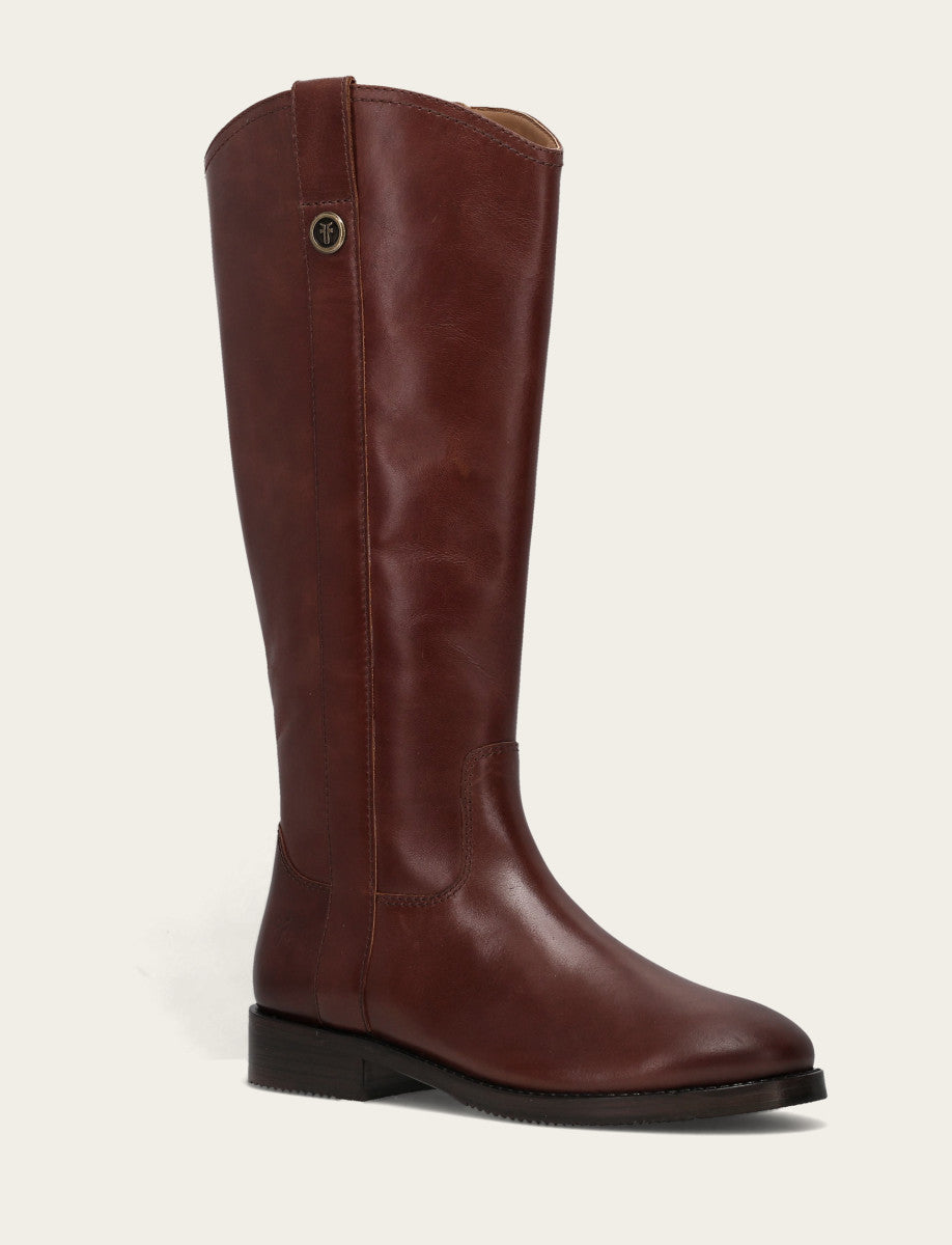 Women's Saddle Melissa Button Tall Inside Zip Wide Calf Boot | Frye Premium