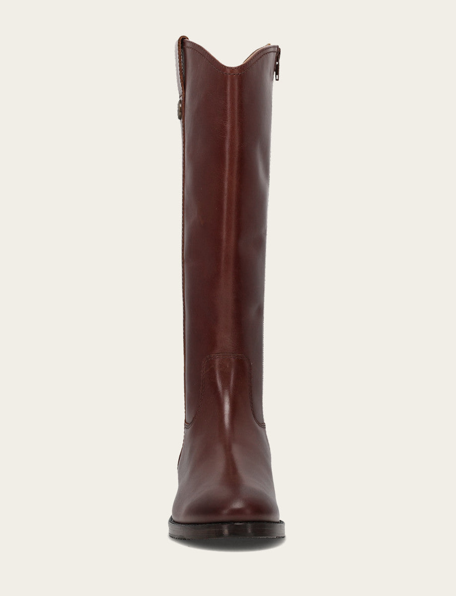 Women's Saddle Melissa Button Tall Inside Zip Wide Calf Boot | Frye Premium