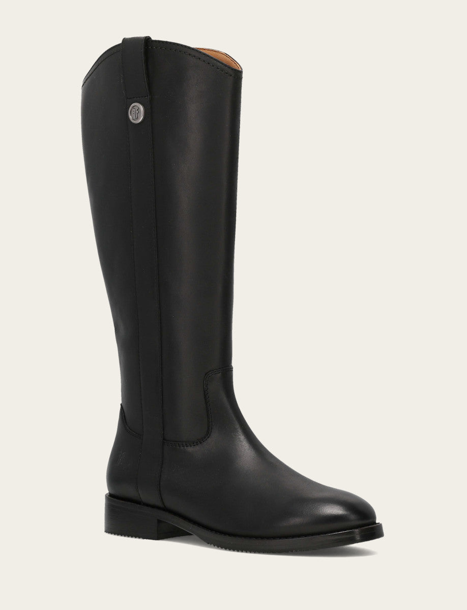 Women's Black Melissa Button Tall Inside Zip Boot | Frye Featured