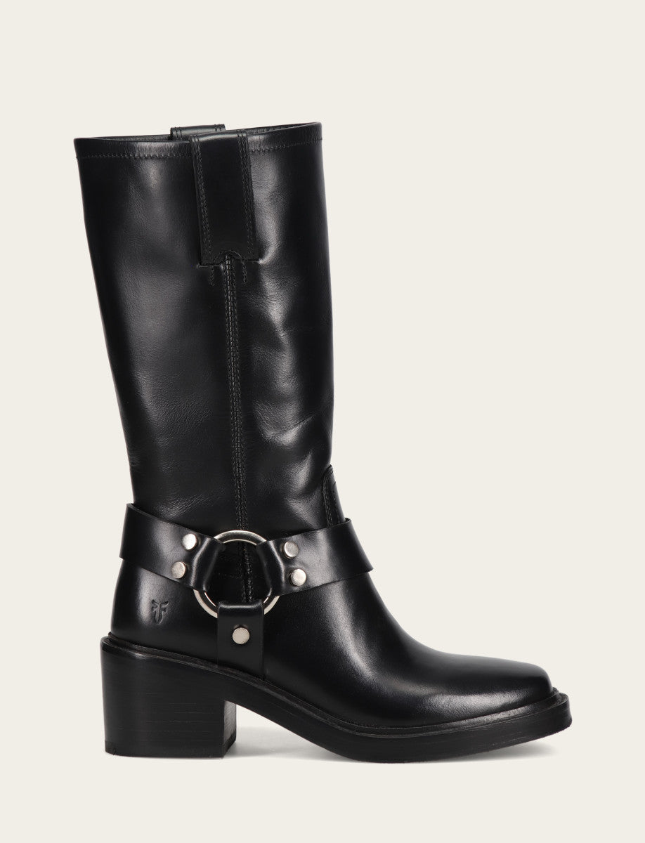 Women's Black Kate Harness Boots | Frye Exclusive
