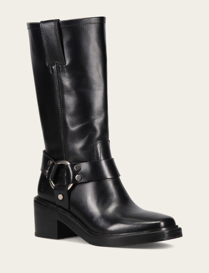 Women's Black Kate Harness Boots | Frye Exclusive