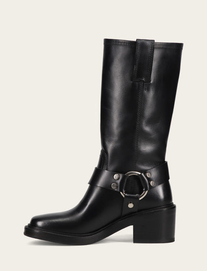 Women's Black Kate Harness Boots | Frye Exclusive