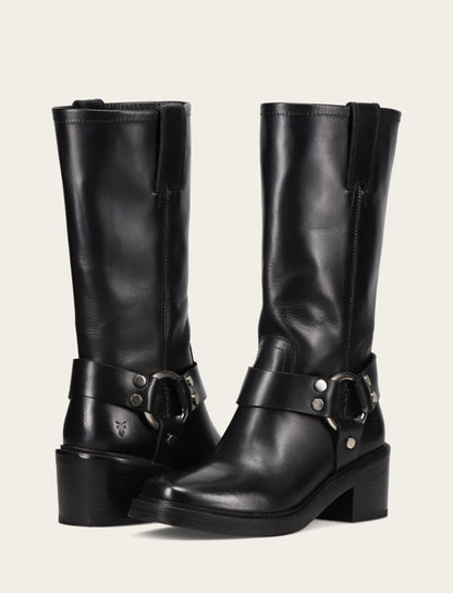 Women's Black Kate Harness Boots | Frye Exclusive