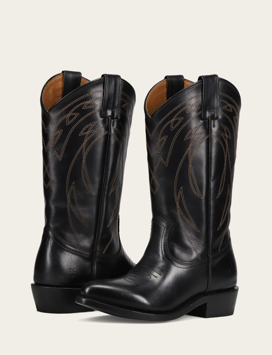 Women's Black Billy Pull On Deco Stitch Boots | Frye Best Seller