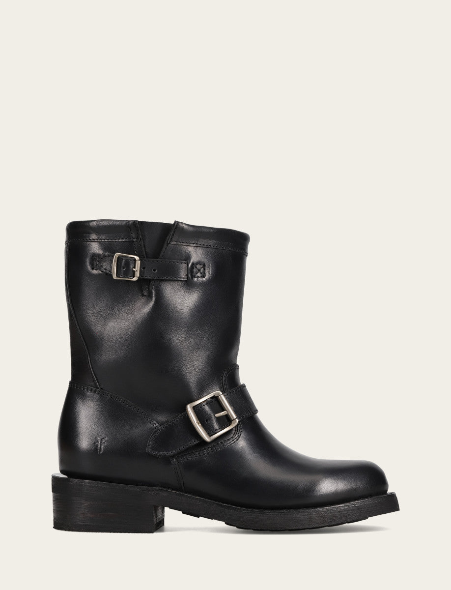 Women's Black Viv Short Engineer Boot | Frye Exclusive