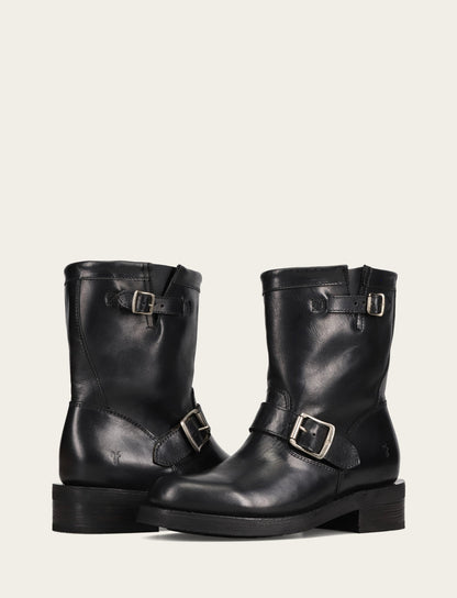 Women's Black Viv Short Engineer Boot | Frye Exclusive