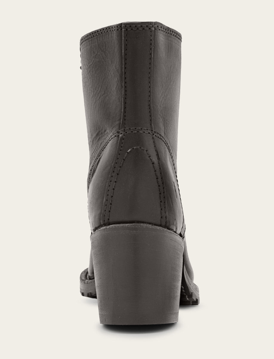 Women's Black Sabrina 6G Lace Up Boots | Frye Essential