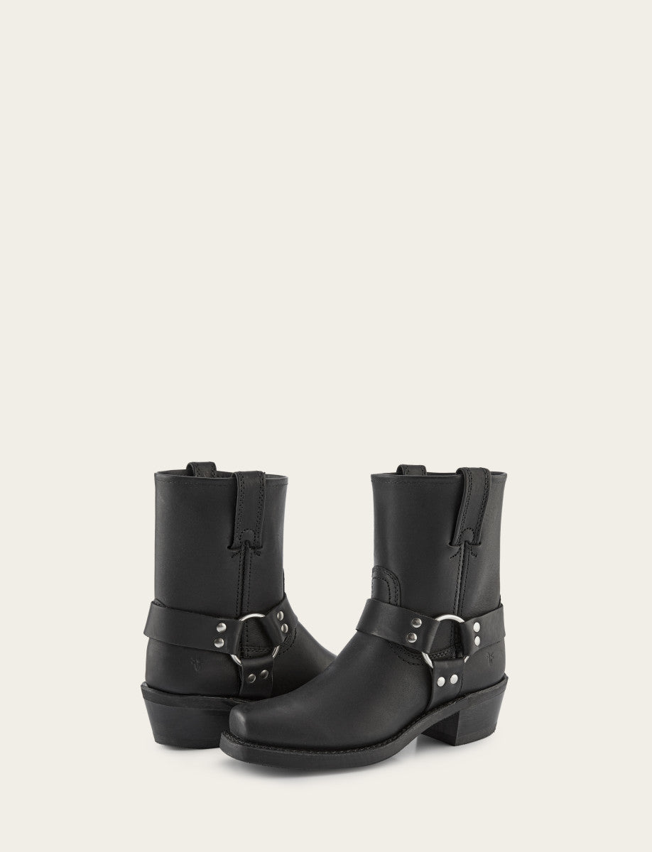 Women's Black Harness 8R Boots | Frye Classic