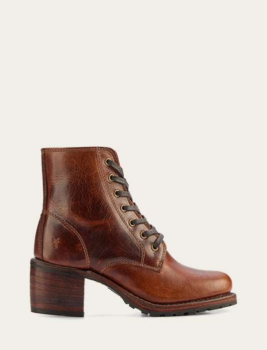 Women's Cognac Sabrina 6G Lace Up Boots | Frye Popular