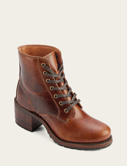 Women's Cognac Sabrina 6G Lace Up Boots | Frye Popular