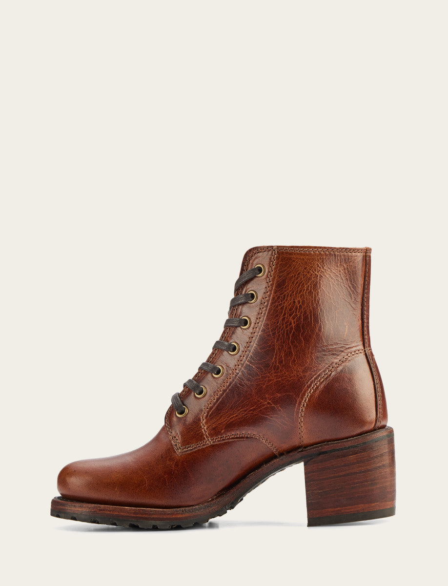 Women's Cognac Sabrina 6G Lace Up Boots | Frye Popular